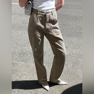 Djerf Avenue Go To Pants Brown 🤎